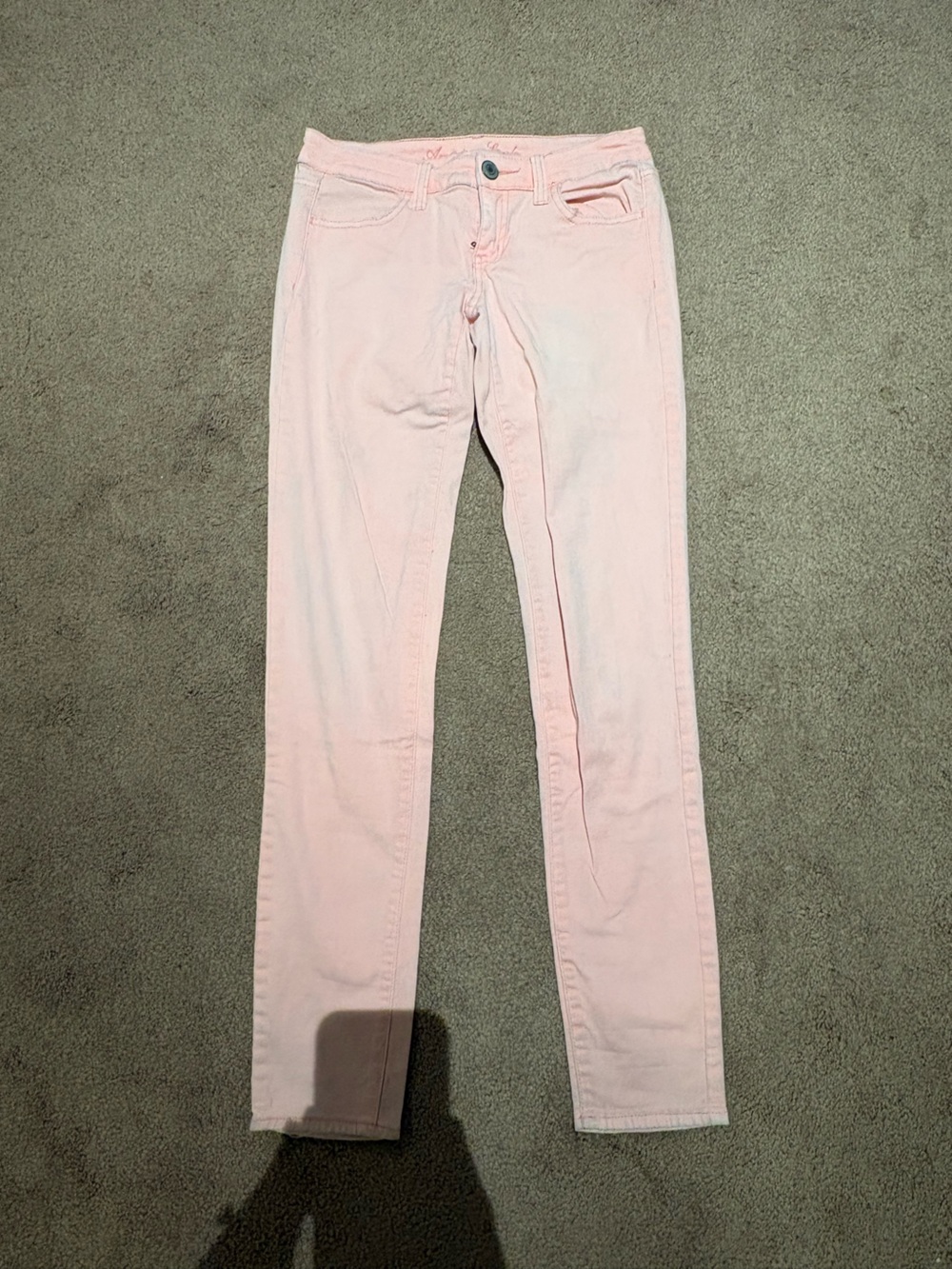 American Eagle Outfitters Pale Pink Skinny Jeans jeggings size 2